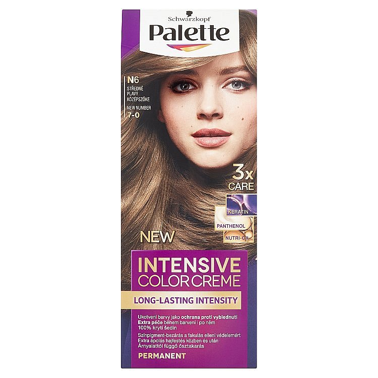 Schwarzkopf Palette Intensive Color Creme barva na vlasy Středně Plavý N6