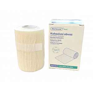 Steriwund Kohezivní obvaz samodržící nesterilní 8 cm x 4 m