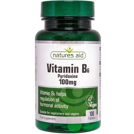 Vitamín B6 - 100mg (pyridoxin) tbl.100