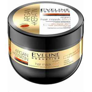 Eveline ARGAN   KERATIN maska na vlasy 8v1 300 ml