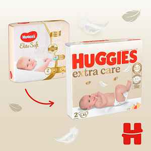 HUGGIES® Pleny jednorázové Elite Soft vel. 2 82 ks