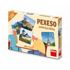 Dino Toys Trénink paměti Pexeso Památky 24 kartiček