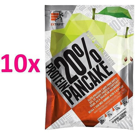 Proteinové palačinky 20 % 10 x 50 g jablko skořice