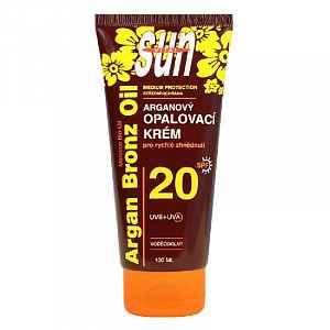 Sunvital Arganový Opalovací Krém Spf20 100ml
