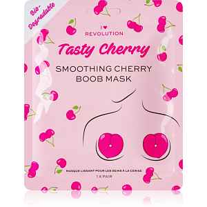 I Heart Revolution Tasty Cherry intenzivní hydrogelová maska pro zpevnění dekoltu 1 ks