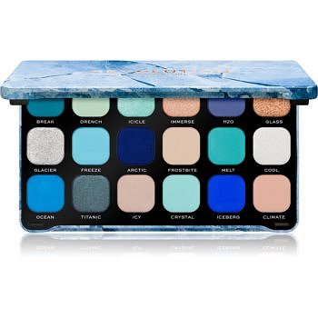 Makeup Revolution Forever Flawless paleta očních stínů odstín Ice 18 x 1,1 g