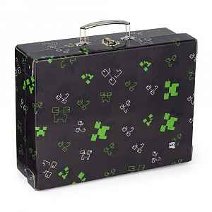 Oxybag Hranatý kufřík na výtvarku A4 Green Cube