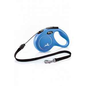 Vodítko Flexi Classic New M Lanko 5m/20kg Modrá