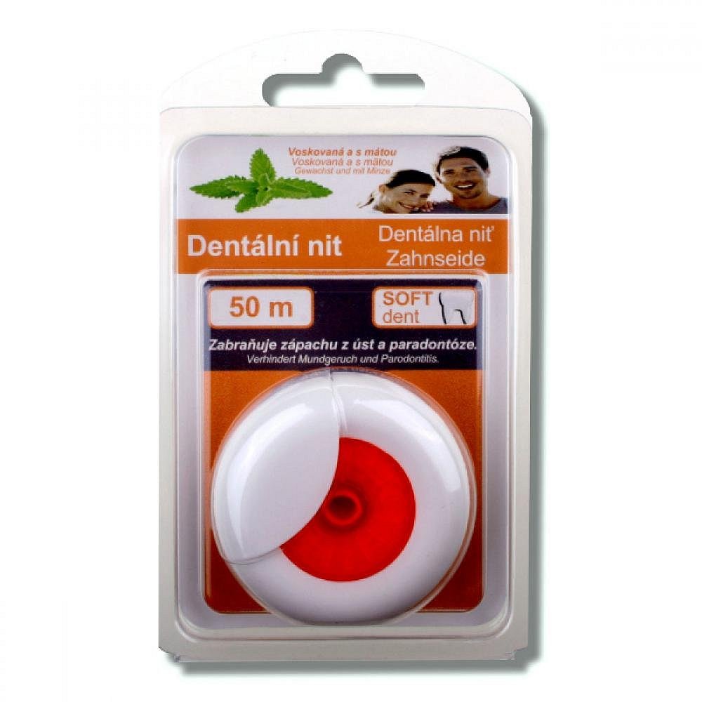 Dentální nit SOFTdent 50m 1ks