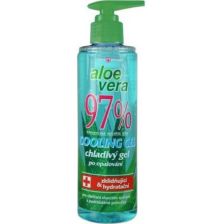 Aloe vera 97% chladivý gel po opalování 250ml