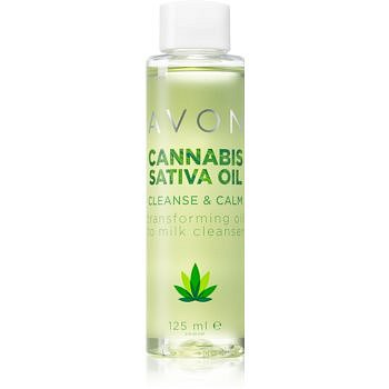 Avon Cannabis Sativa Oil čisticí pleťová emulze s konopným olejem 125 ml