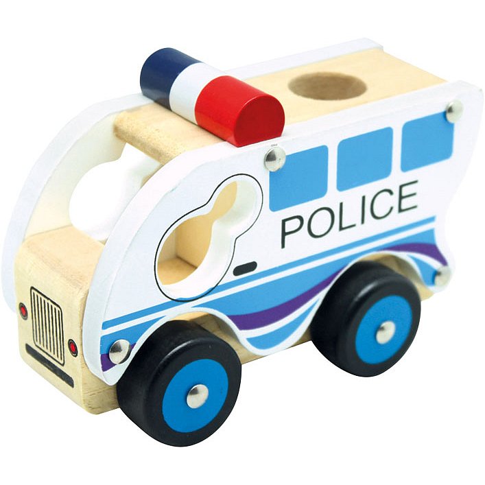 BINO Dřevěné auto policie
