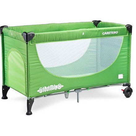 Cestovní postýlka CARETERO Simplo 2016 green