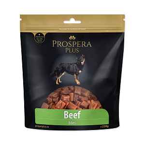 PROSPERA Plus Pochoutka hovězí kousky 230 g