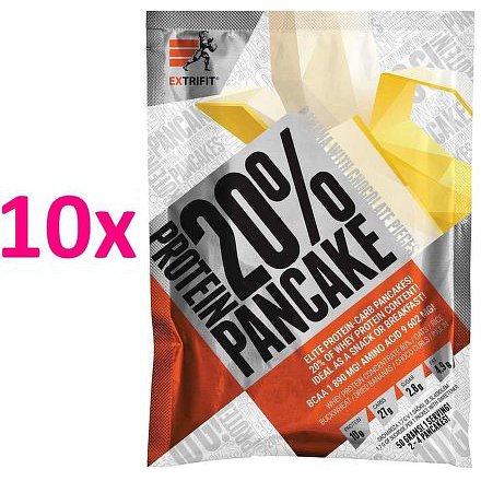 Proteinové palačinky 20 % 10 x 50 g banán čokoláda