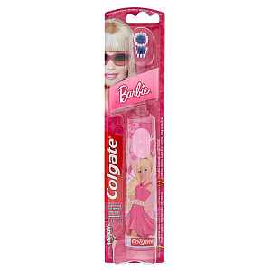 COLGATE Kids Barbie bateriový Zubní kartáček - Colgate Barbie