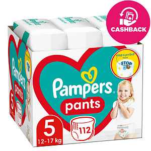 PAMPERS Pants kalhotky plenkové 5 (112 ks) 12-17 kg