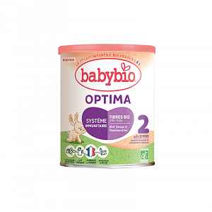 Babybio Optima 2 Pokračovací kojenecké bio mléko s probiotiky a prebiotiky 400 g
