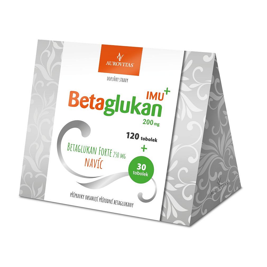 Betaglukan IMU+ 200 mg 120 tobolek + Betaglukan FORTE+ 30 tobolek