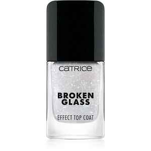 Catrice Broken Glass Effect Top Coat vrchní lak na nehty se třpytkami odstín 050 Sparkling Reflection 10.5 ml