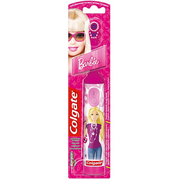 COLGATE Kids Barbie bateriový Zubní kartáček - Colgate Barbie