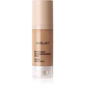 Inglot Skin Focused Care Face Foundation SPF 50 krycí make-up SPF 50 odstín Apricot Tan 30 ml