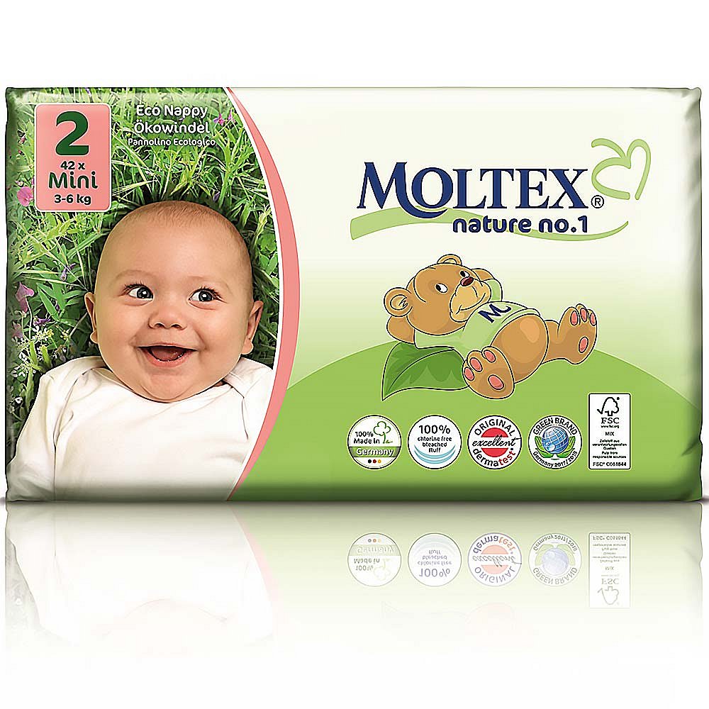 MOLTEX Nature No.1 Mini 3-6kg  42 ks