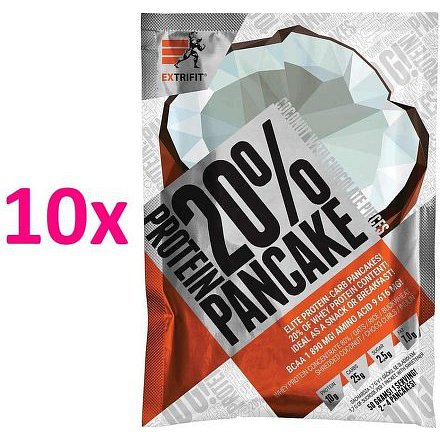 Proteinové palačinky 20 % 10 x 50 g kokos čokoláda