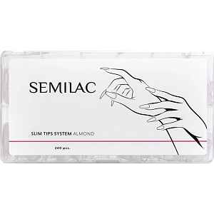 Semilac Slim Tips System umělé nehty typ 240 ks
