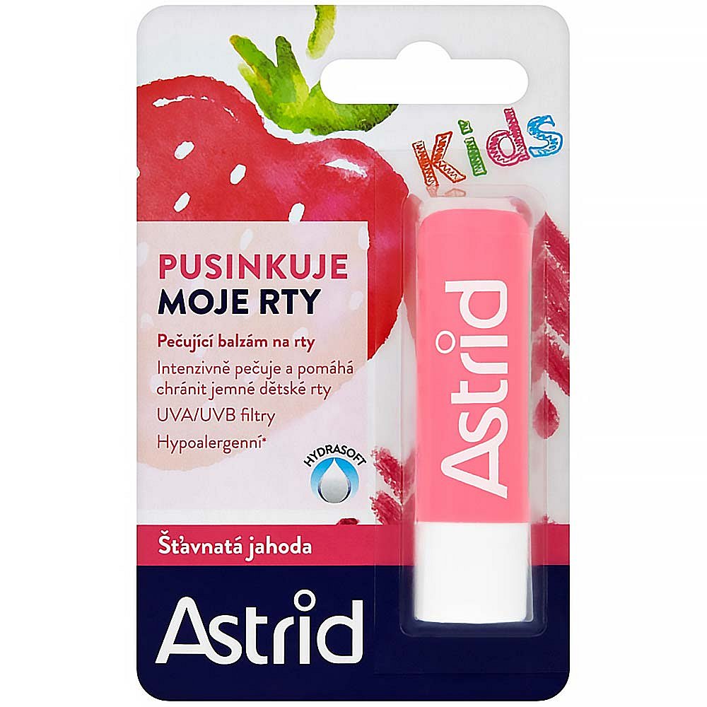 ASTRID Balzám na rty - dětský s jahodou 4,8g