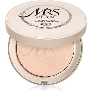 BPerfect Mrs Glam Glorious Skin kompaktní pudr pro matný vzhled odstín 01 Light Pink 70 g