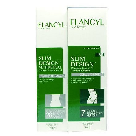 ELANCYL Slim Design Noční 200ml+Ploché břicho150ml