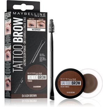 Maybelline Brow tattoo gelová pomáda na obočí odstín 04 Ash Brown