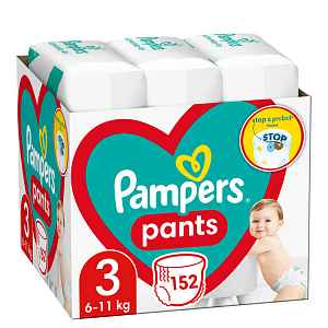 PAMPERS Pants kalhotky plenkové 3 (152 ks) 6-11 kg