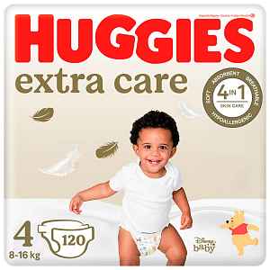 2x HUGGIES® Pleny jednorázové Elite Soft vel. 4 60 ks