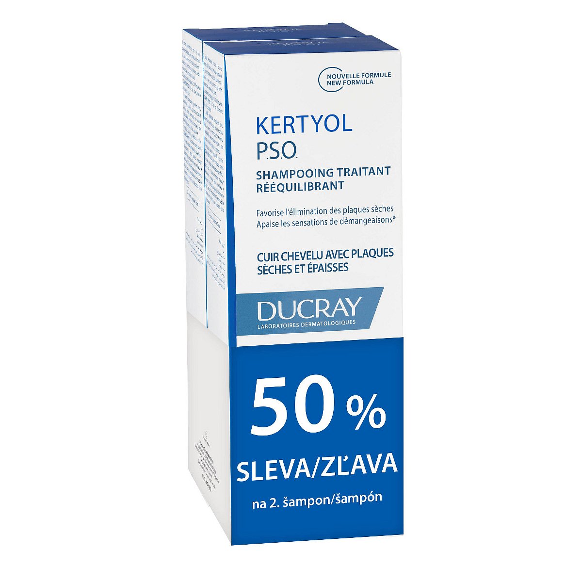 Ducray Kertyol PSO keratoredukční šampon 2x200 ml