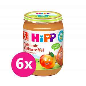 HiPP BIO Jablko s batáty od uk. 4. 6. měsíce 6 x 190 g