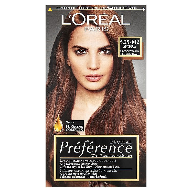 L'Oréal Paris Récital Préférence Antigua mahagonově-čokoládová 5.25/M2