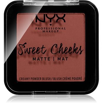 NYX Professional Makeup Sweet Cheeks Blush Matte tvářenka odstín TOTALLY CHILL 5 g