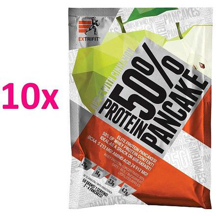 Proteinové palačinky 50 % 10 x 50 g jablko skořice