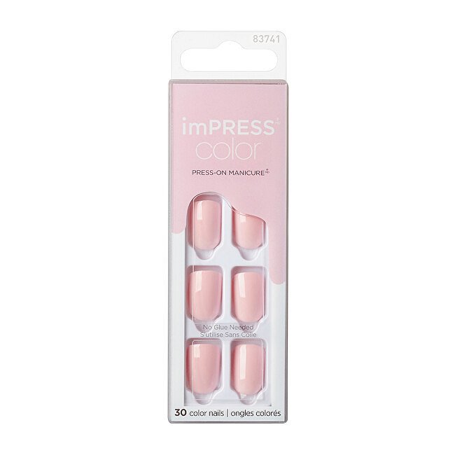 Samolepící nehty imPRESS Color Pick Me Pink 30 ks