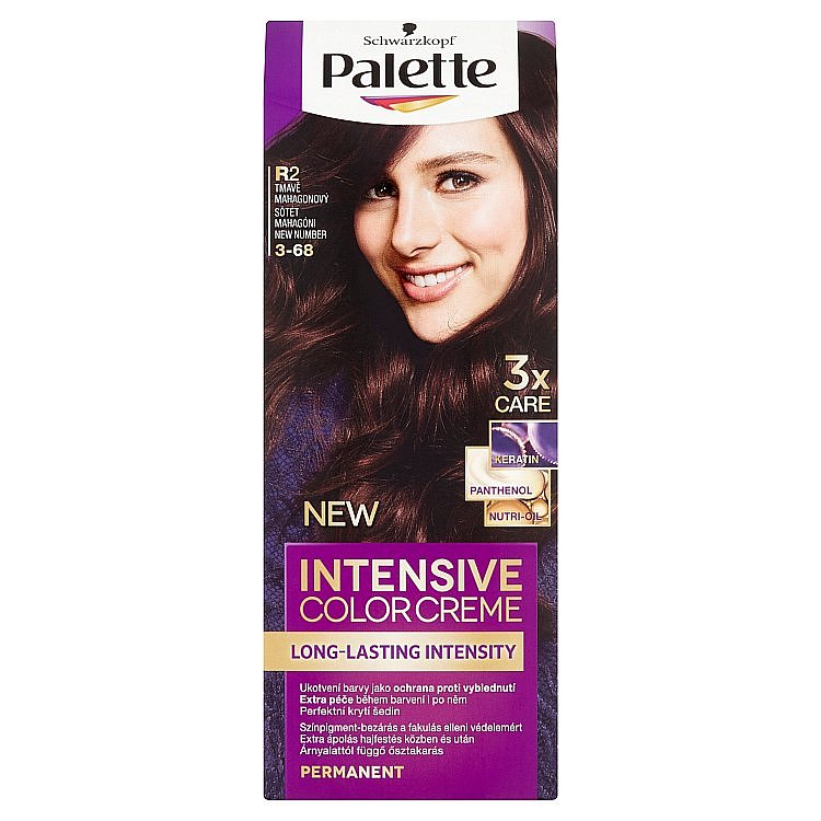 Schwarzkopf Palette Intensive Color Creme barva na vlasy Tmavě Mahagonový R2