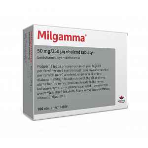 MILGAMMA 50MG/250MCG obalené tablety 100