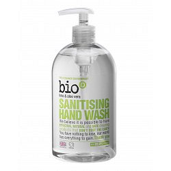 Bio d Tekuté dezinfekční mýdlo na ruce limetka+Aloe pumpička 500 ml
