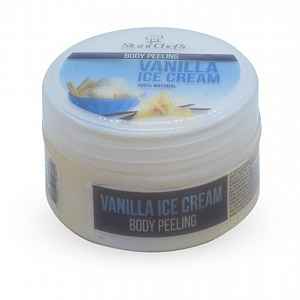 HRISTINA Přírodní tělový peeling vanilkový na bázi mořské soli 250 ml
