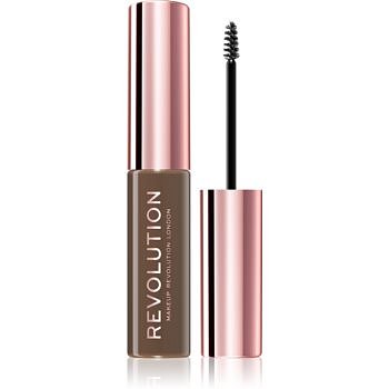 Makeup Revolution Brow Fixer gel na obočí odstín Medium Brown 6 ml