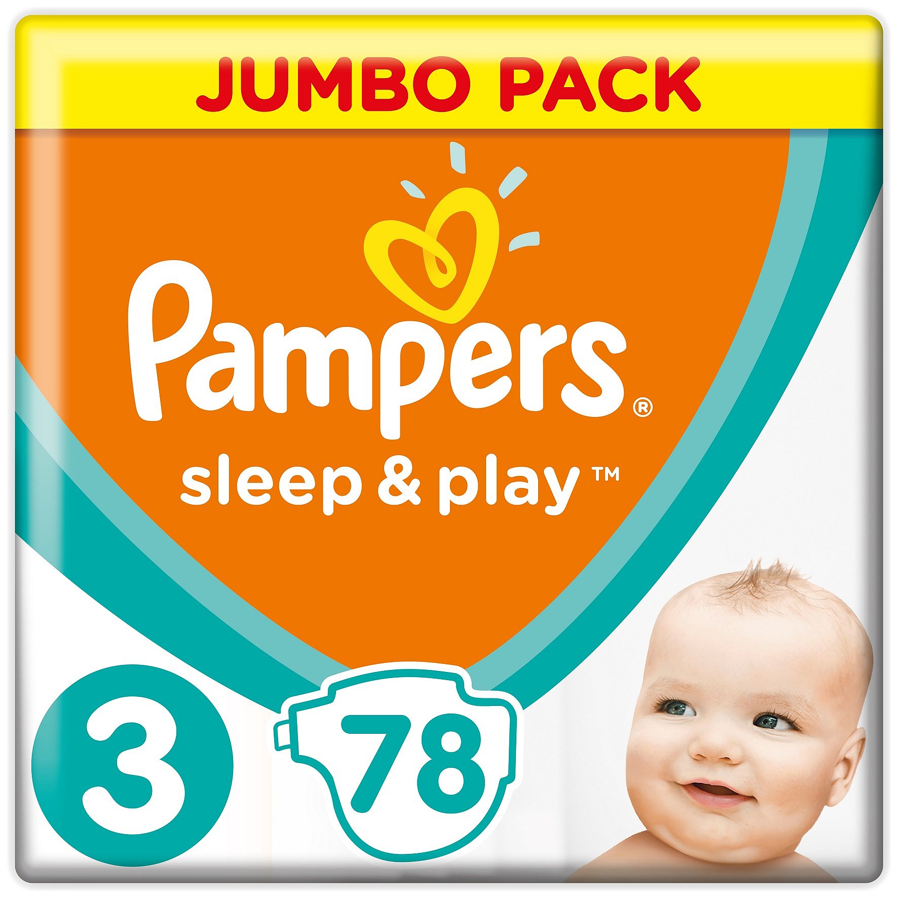 PAMPERS Sleep&Play 3 MIDI 78ks (6-10kg) JUMBO PACK - jednorázové pleny