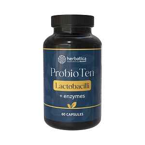 ProBio Laktobacily 10 & Enzymy - 60 kapslí - Herbatica