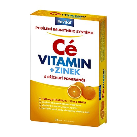 Revital Vitamin C+zinek tablety 30