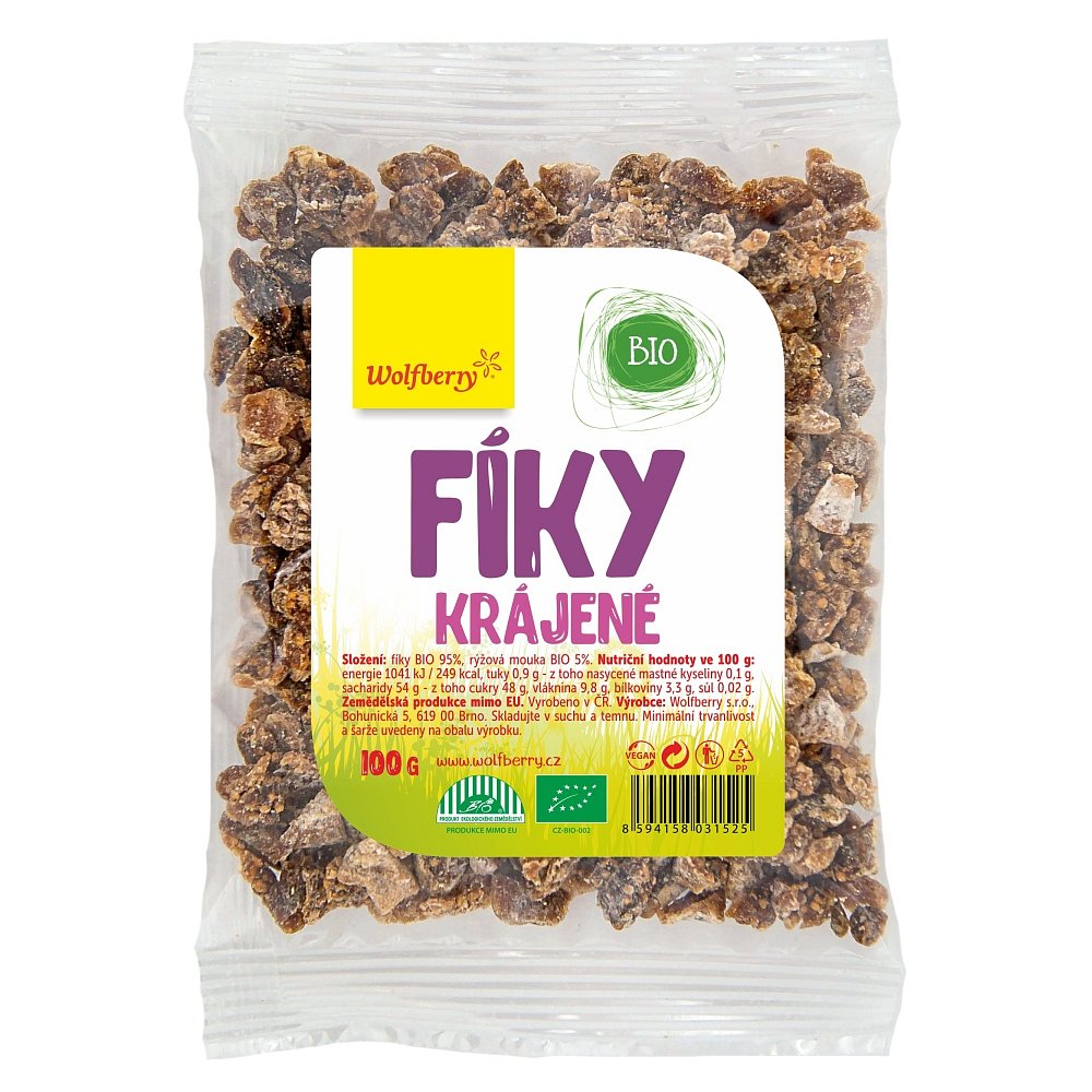 WOLFBERRY Fíky krájené BIO 100 g